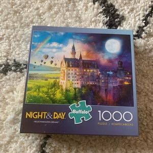 Buffalo Night & Day Neuschwanstein Dreams 1000 piece puzzle